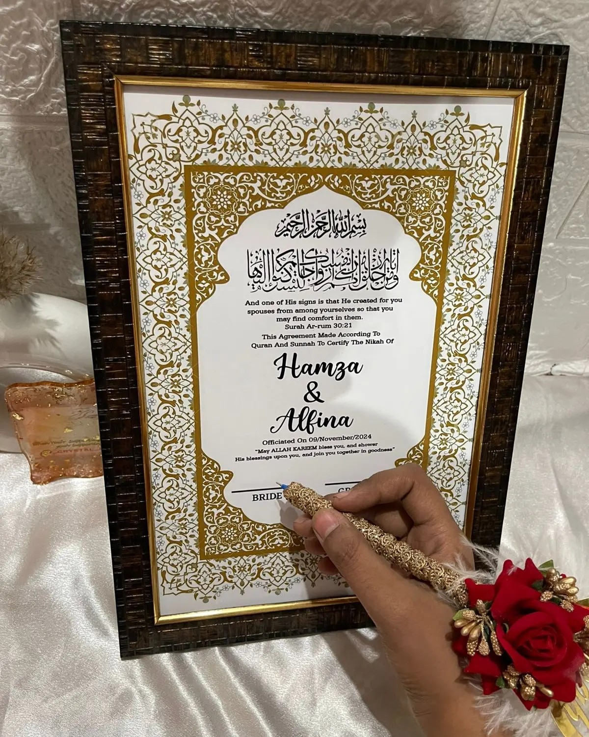 COMBO NIKAH NAMA FRAME